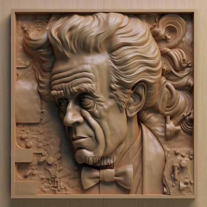 Gustav Mahler 2 stl model for CNC